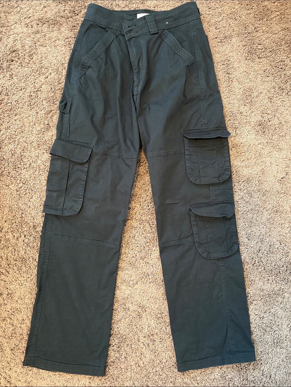 Black Abercrombie Cargo Pants